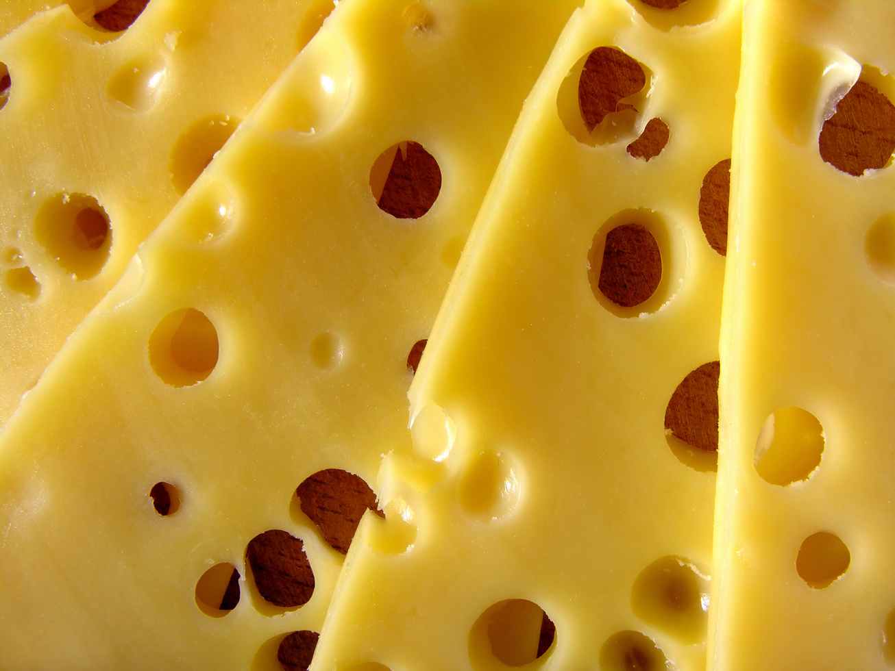 Cheese Slices Background