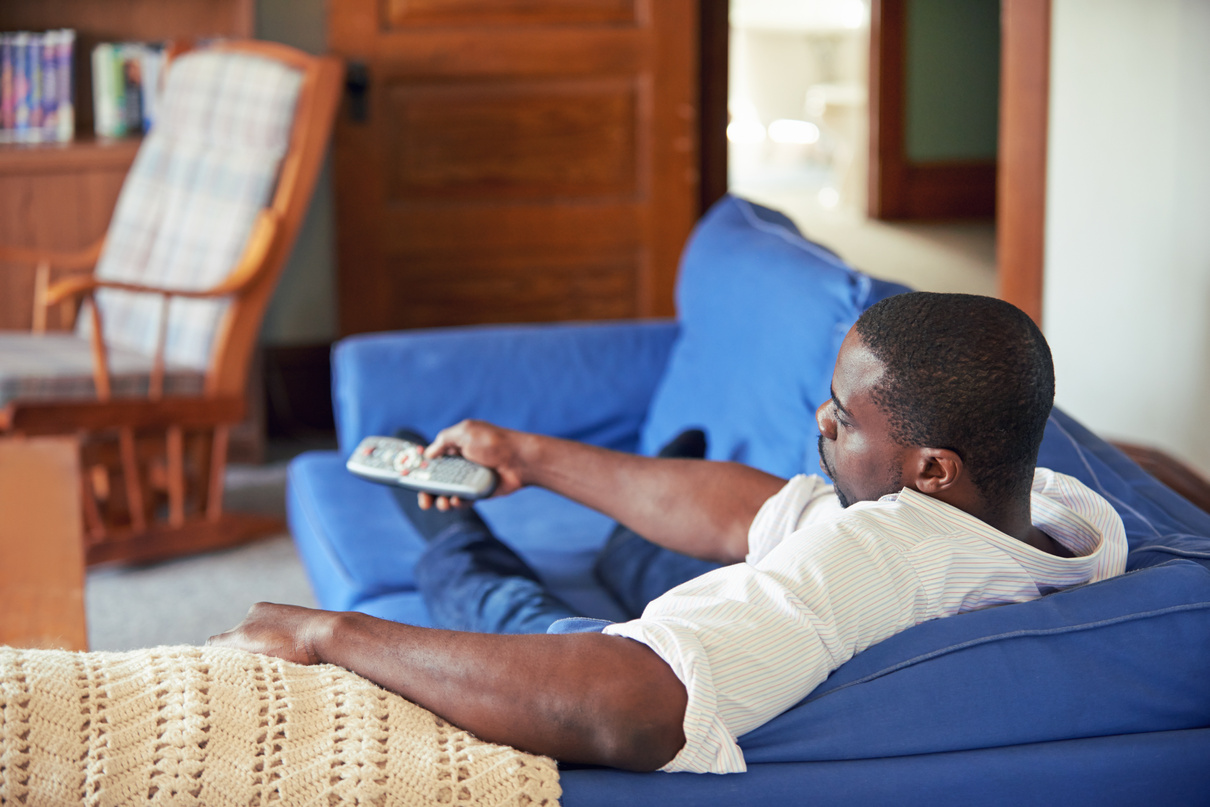 Zoning out in front of the tv