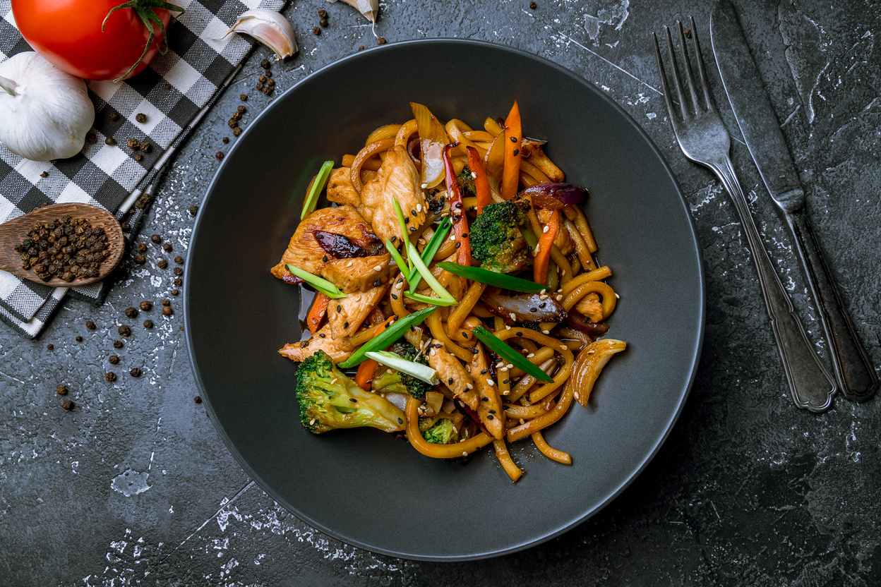 chicken wok noodles